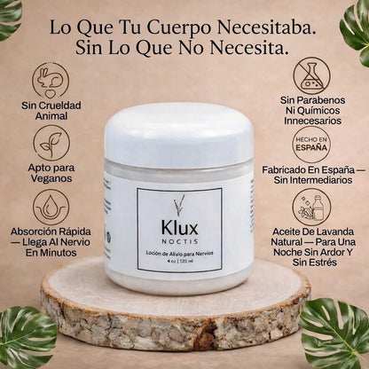 KLUX NOCTIS – Crema Calmante Para El Ardor y Hormigueo Nocturno